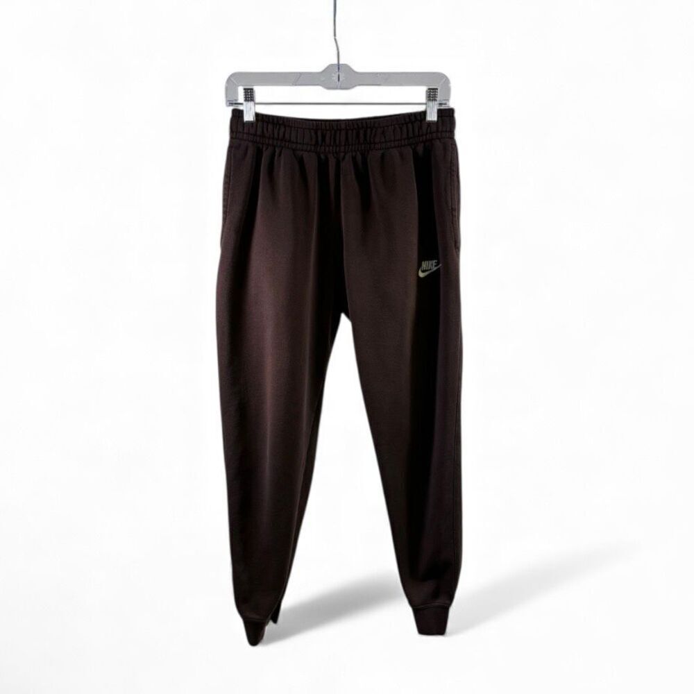 Nike Cotton Fleece Jogger in Espresso Size S